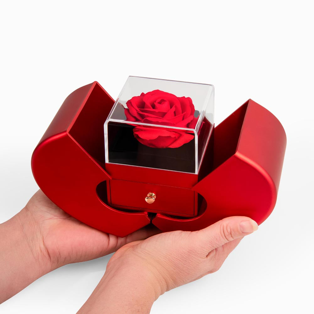 To My Forever Love w. Preserved Rose Gift Box Included (FREE)