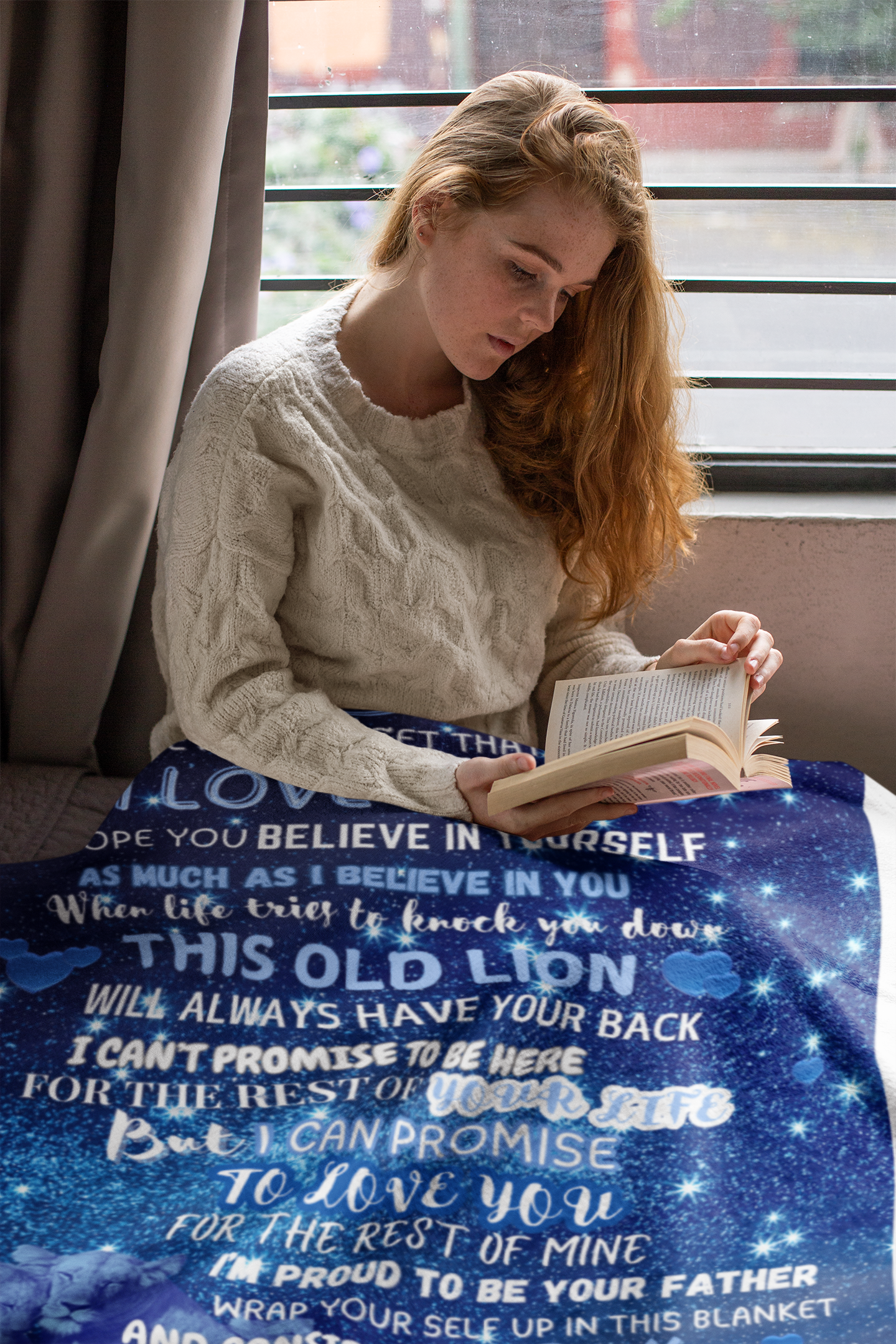 To My Daughter, Never Forget That I Love You, Love Dad. 💙Velveteen Plush Blanket