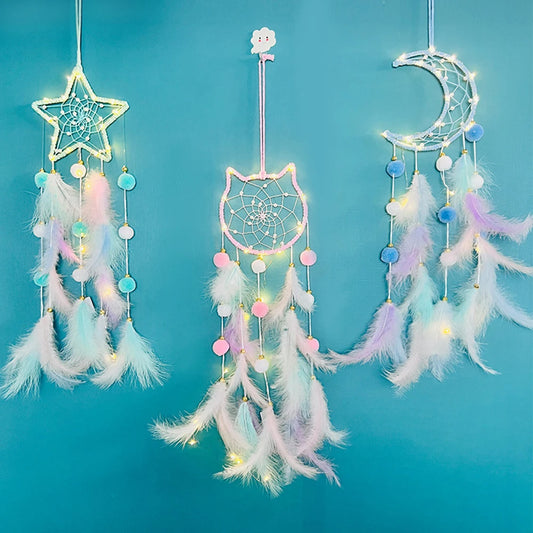 Dreamy Feather Wind Chimes Dream Catcher