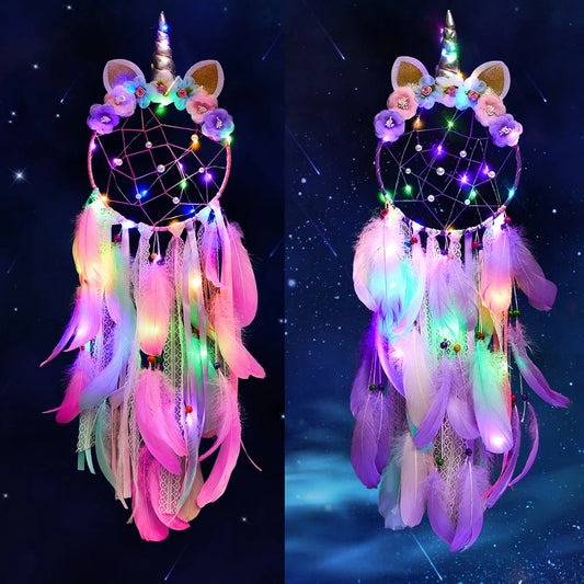 Magical Unicorn Dreamcatcher Decor